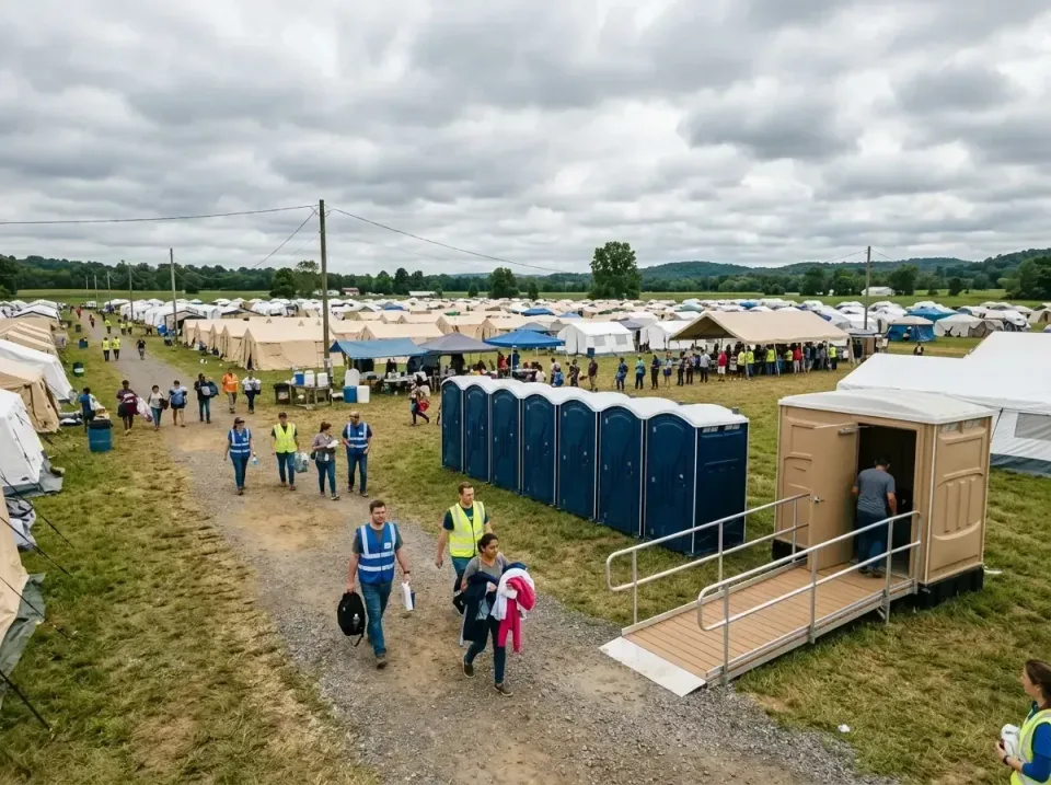 disaster-relief-camp-restrooms-010 — frequently asked questions, Dumpster & Portable Bathrooms Rental in Maple Lake, MN